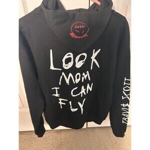Travis Scott Cactus Jack “Look Mom I Can Fly” hoodie Black